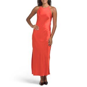 PISTOLA Red Kristi Halter Slip Dress